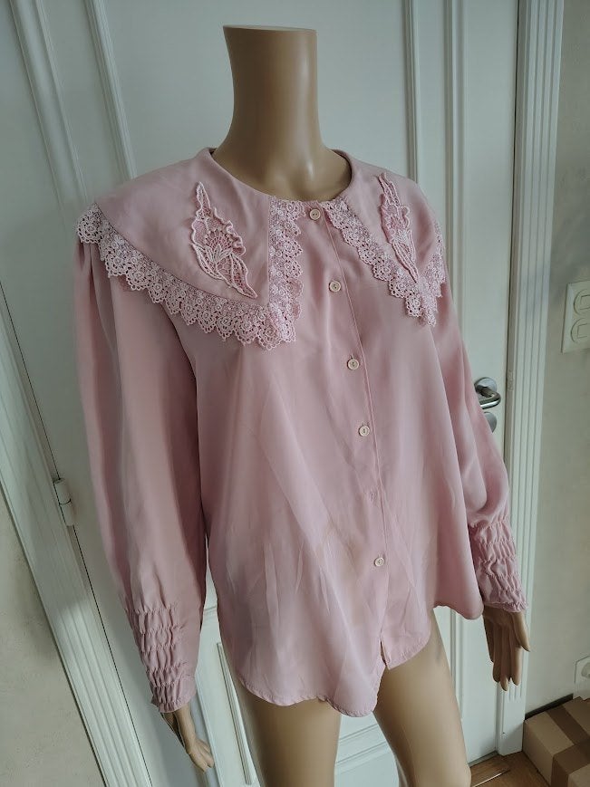 vintage roze blouse  als nieuw <3, Kleding | Dames, Ophalen of Verzenden, Roze