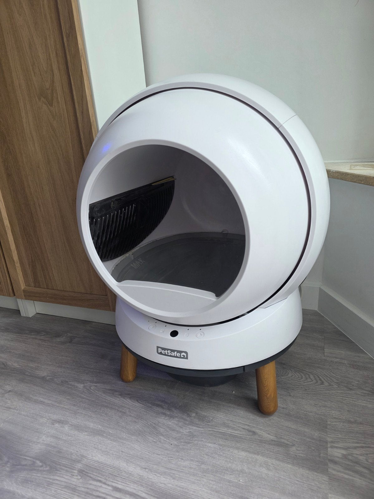 Petsafe Smartspin kattenbak, Dieren en Toebehoren, Ophalen, Zelfreinigend, Zo goed als nieuw, Gesloten