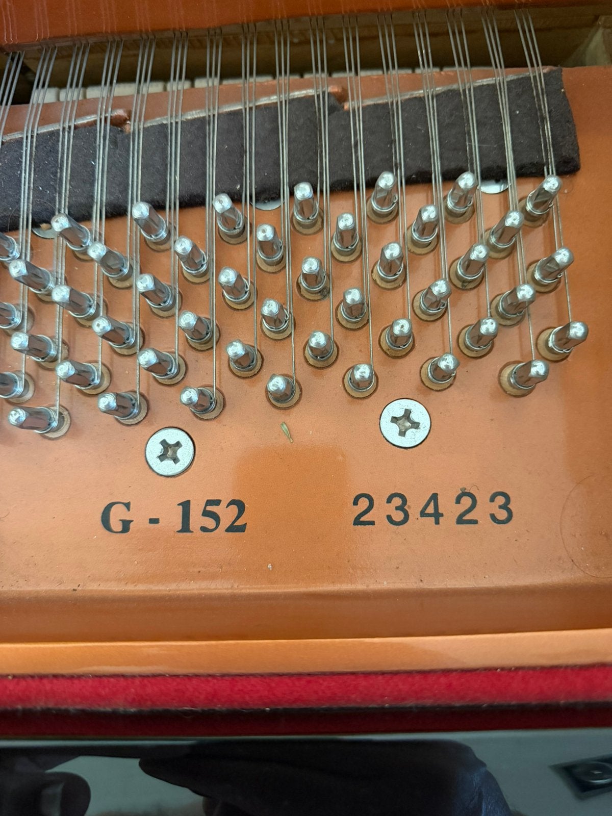 Silbermann babyvleugel G-152 + stoel – € 4.500, Muziek en Instrumenten, Ophalen, Zwart, Zo goed als nieuw, Hoogglans