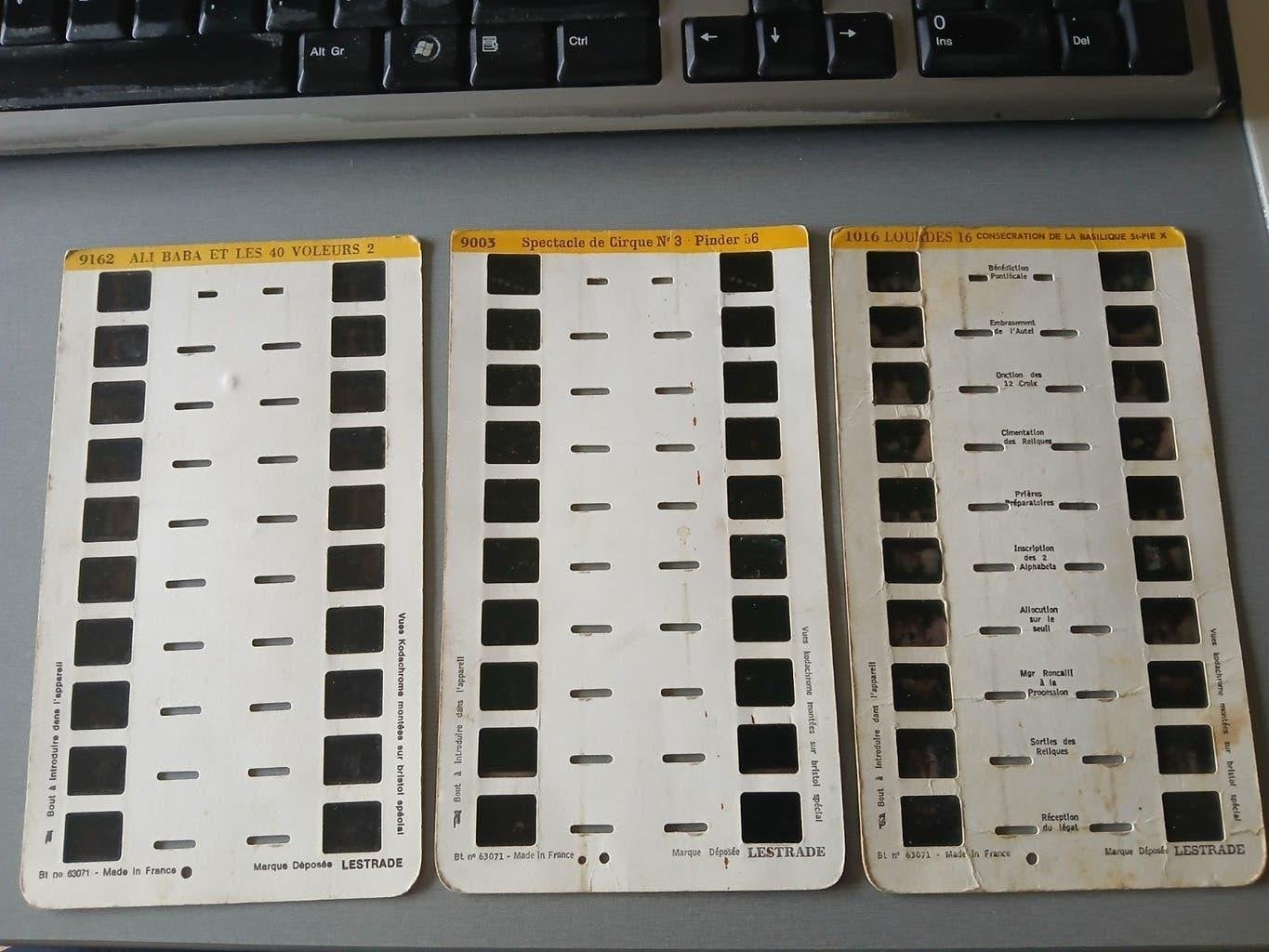 3 cartes stéréoscopiques Lestrade, Ophalen of Verzenden, Gebruikt, Foto