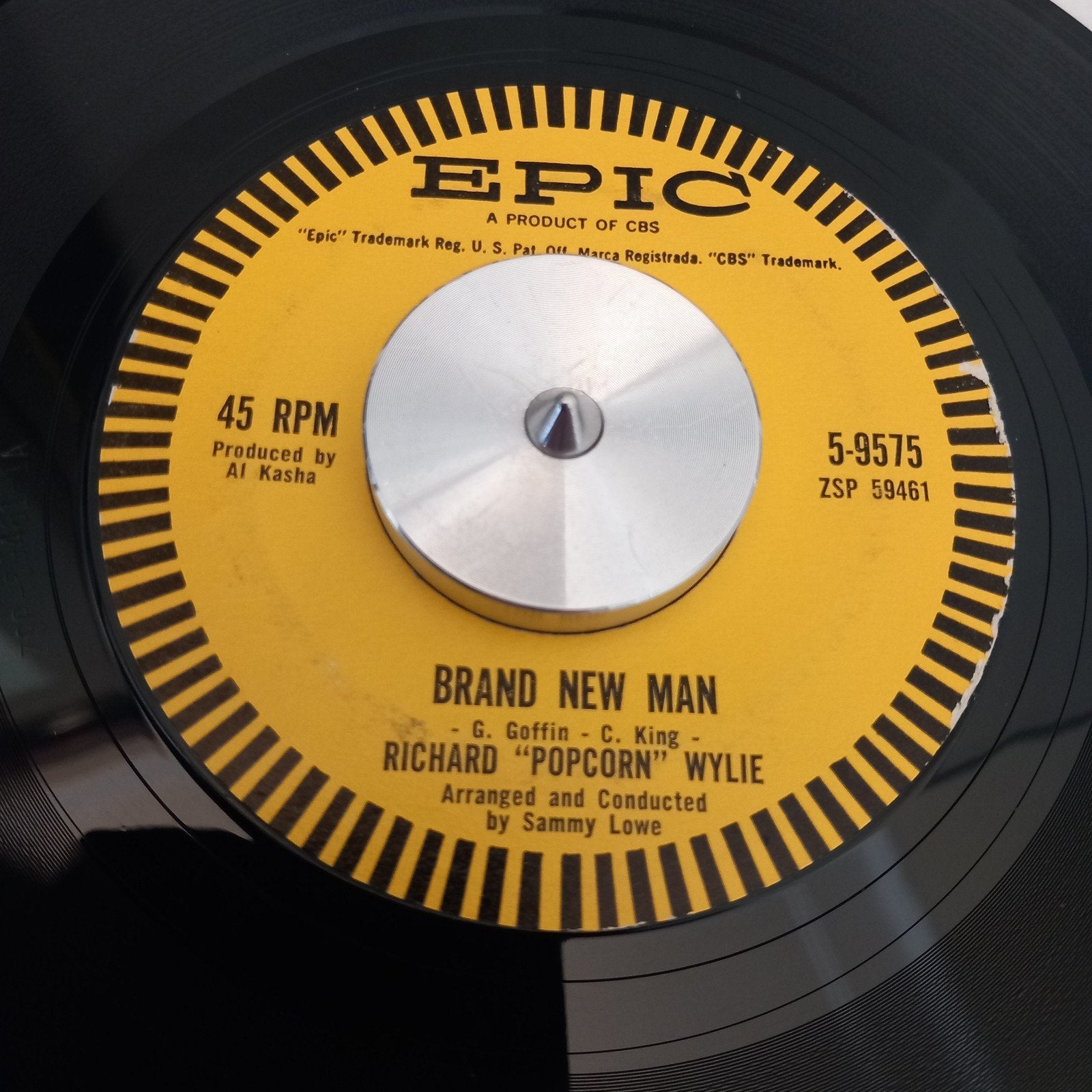 RICHARD "POPCORN" WYLIE .BRAND NEW MAN. 2 FACE USA 45T, Enlèvement ou Envoi