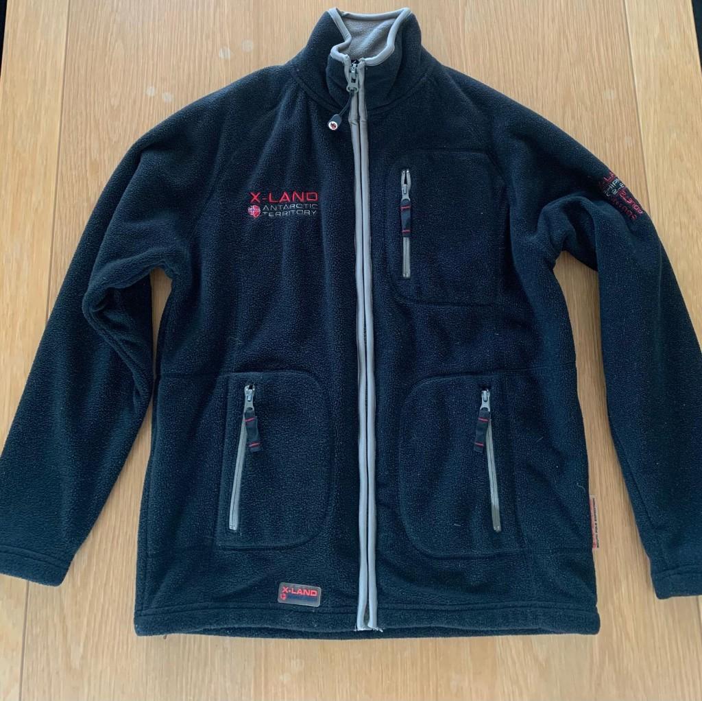 Vintage 90's Fleece Jacket maat S, Ophalen, Zo goed als nieuw, Maat 46 (S) of kleiner, Zwart