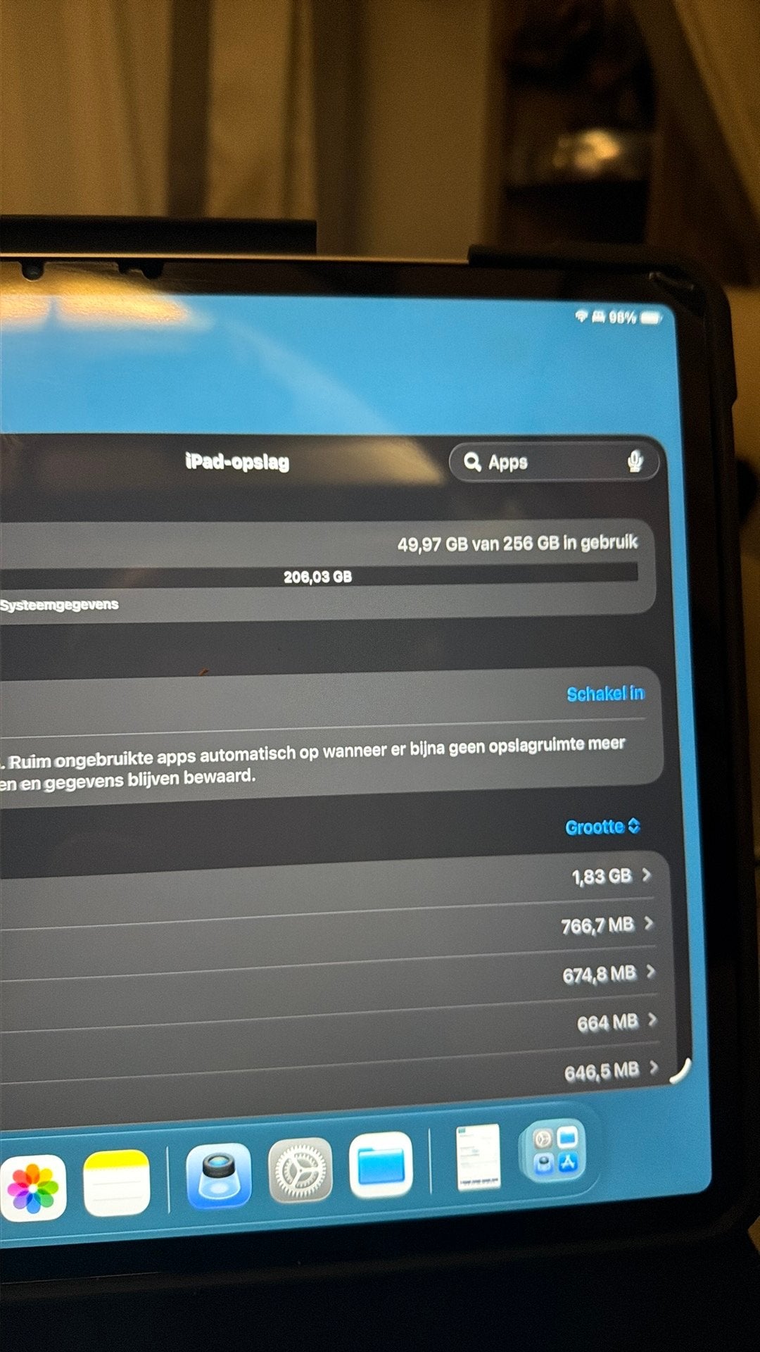 APPLE iPad Air (2026) - 13 inch - M4 - 256 GB - Space Grey, Apple iPad, Comme neuf, Enlèvement, Wi-Fi