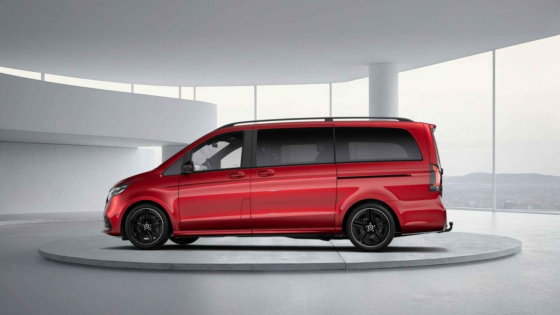 Mercedes-Benz V-Klasse 300 d L2 9G-TRONIC Avantgarde | Licht, Auto's, Gebruikt, Zwart, 2000 kg, 237 pk