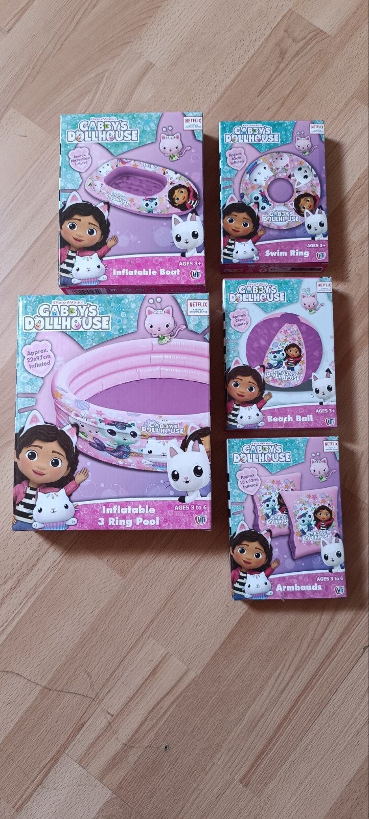 Piscine et accessoires gonflables Gabby's Dollhouse, Kinderen en Baby's, Speelgoed | Buiten | Opblaasfiguren, Ophalen