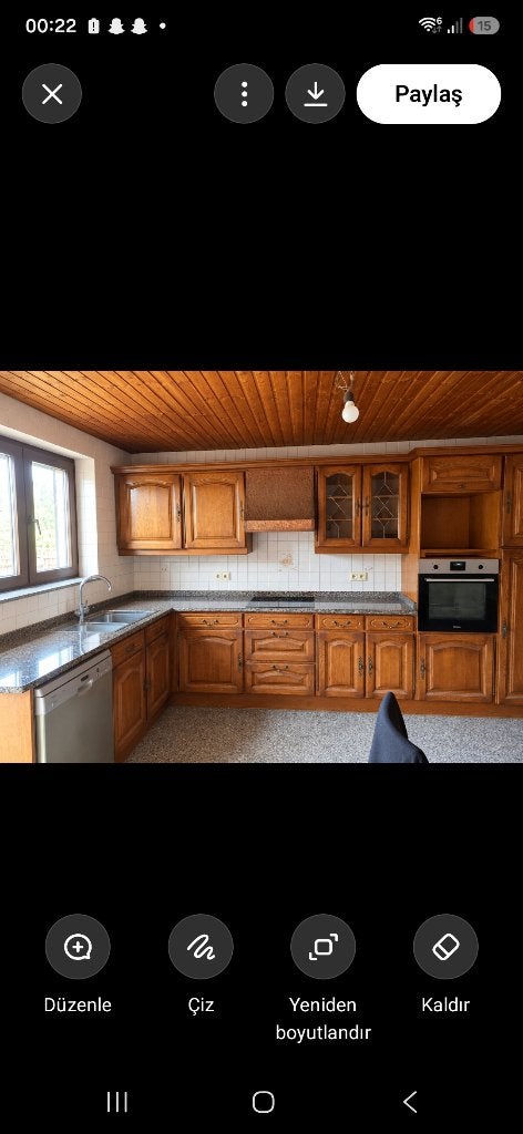 Cuisine  a vendre urgence si intéressé?, Bois, Brun, Enlèvement, Utilisé