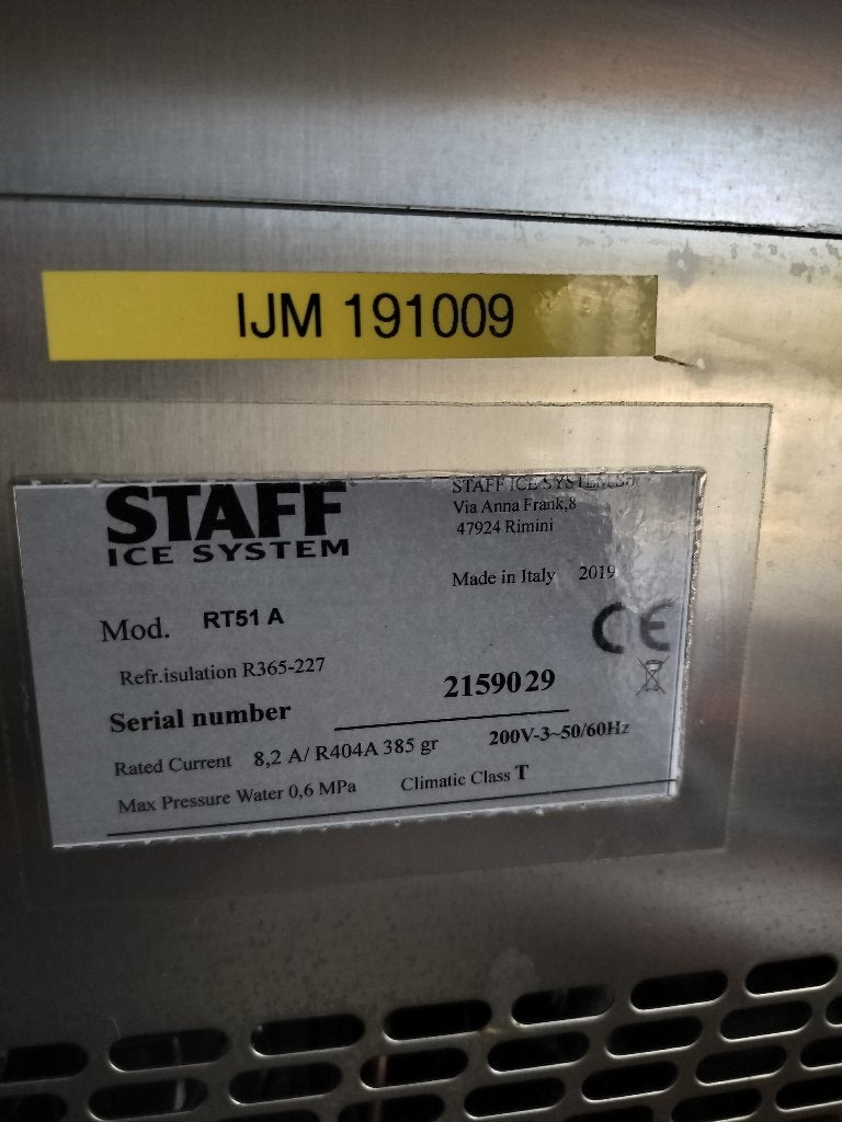 Staff multifunctionele ijsmachine RT 51A, Ophalen, Gebruikt, Zelfvriezend