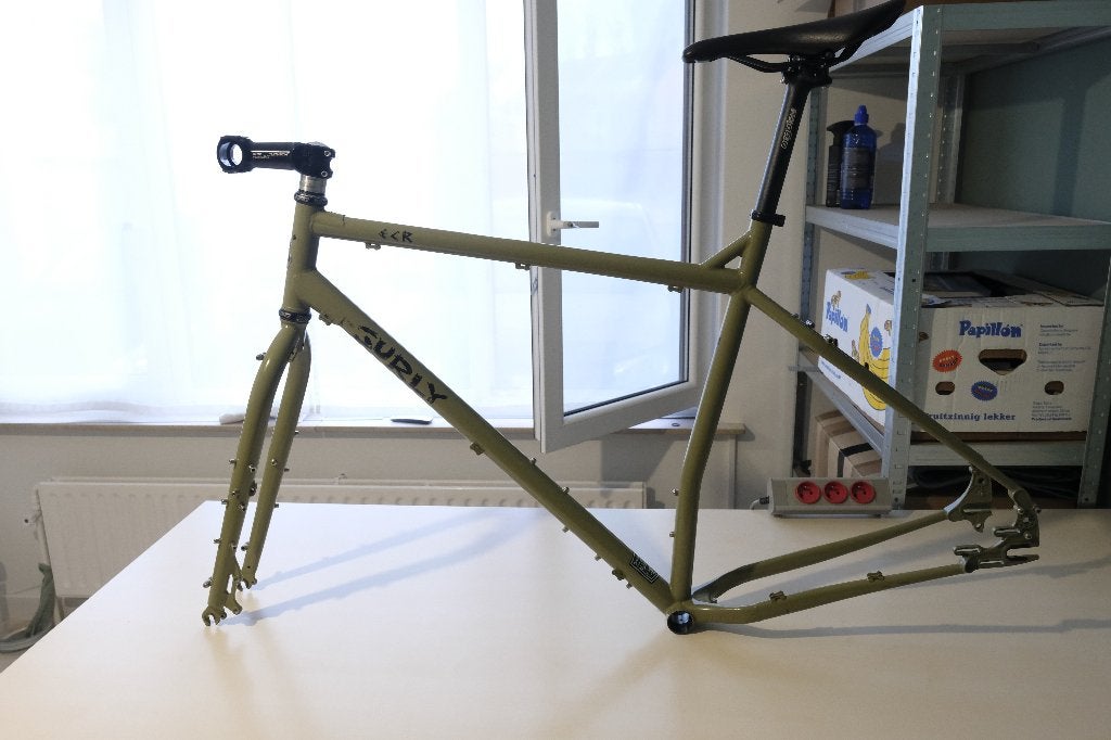 Surly ECR - XL - Tank Green, Vélos & Vélomoteurs, Enlèvement, Utilisé, Hommes, Frein à disque