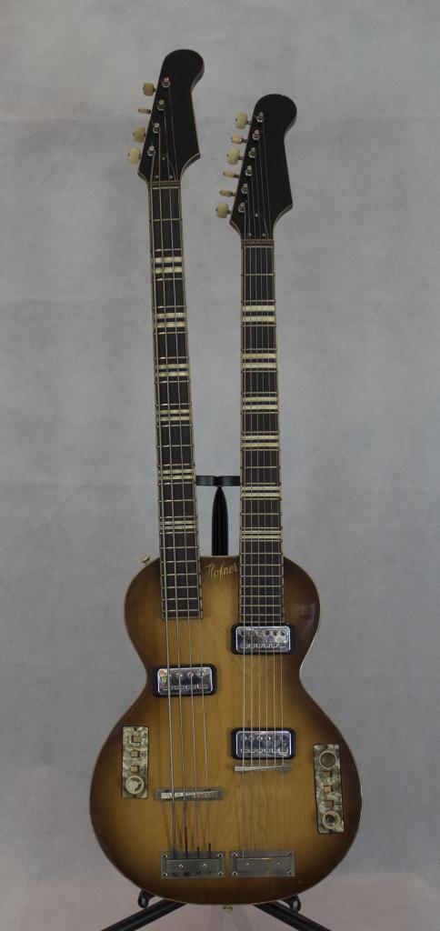 Hofner 191 Double Neck uit 1962, Musique & Instruments, Instruments à corde | Guitares | Basses, Enlèvement, Comme neuf, Électrique