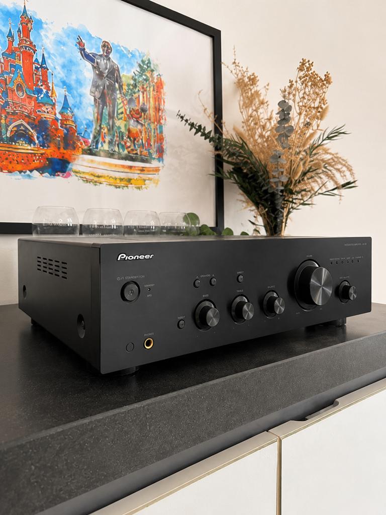 Pioneer A-10 Integrated Amplifier / Stereo Versterker Zwart, Audio, Tv en Foto, Versterkers en Ontvangers, Ophalen, Zo goed als nieuw