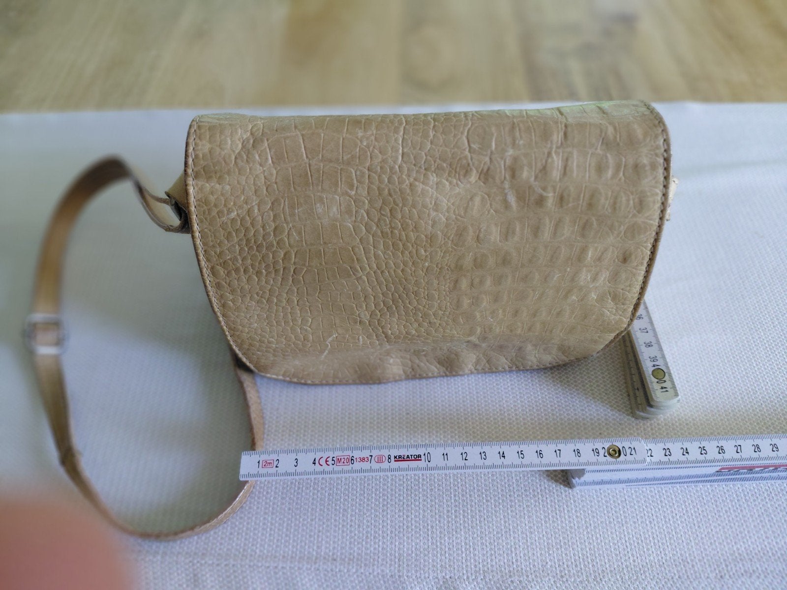 Handtas Burkely 27 op 22 leder., Ophalen