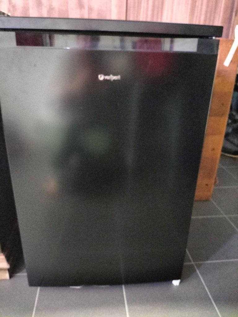 Réfrigérateur noir avec congélateur, Avec compartiment congélateur, 85 à 120 cm, Comme neuf, Enlèvement