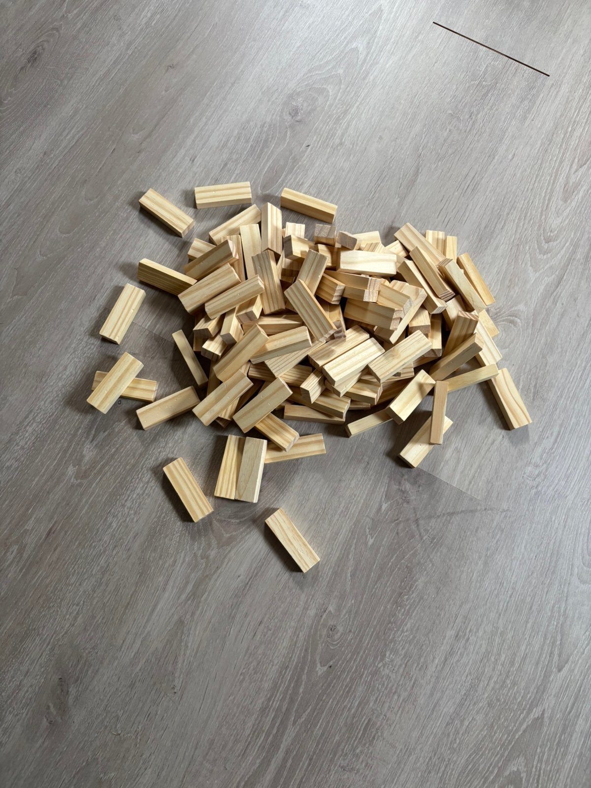 114 houten blokken, Ophalen, Zo goed als nieuw