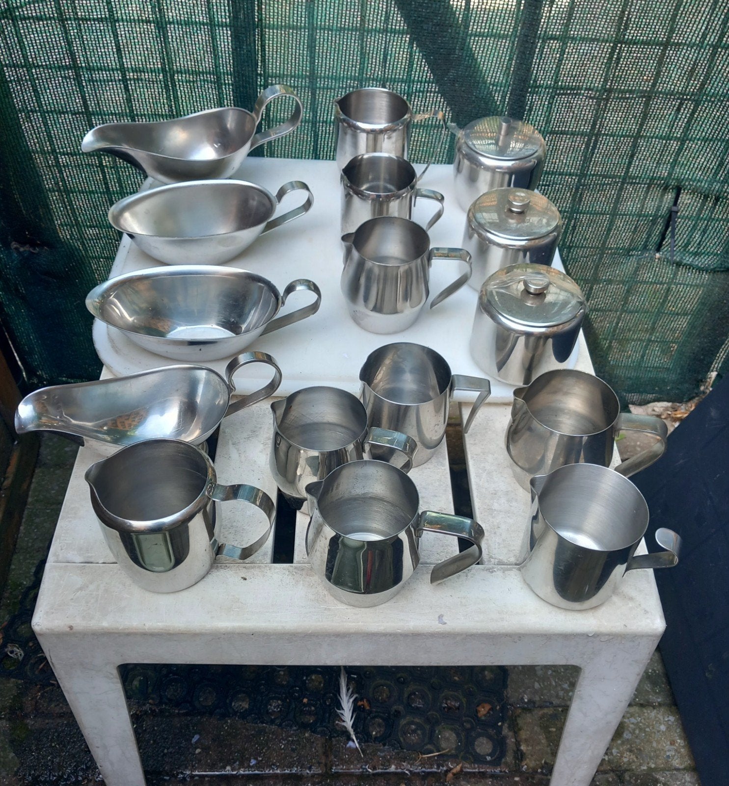 Inox potjes alles 20€, Huis en Inrichting, Keuken | Potten en Pannen, Ophalen, Inox