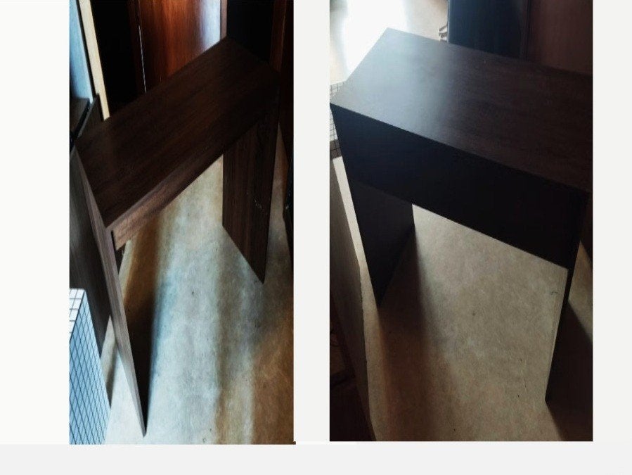 Gratuit Bureau ou Console Petit Espace Bon état! 90x40x72 cm, Huis en Inrichting, Bureaus, Ophalen, Demontabel, Gebruikt, Spaanplaat of MDF