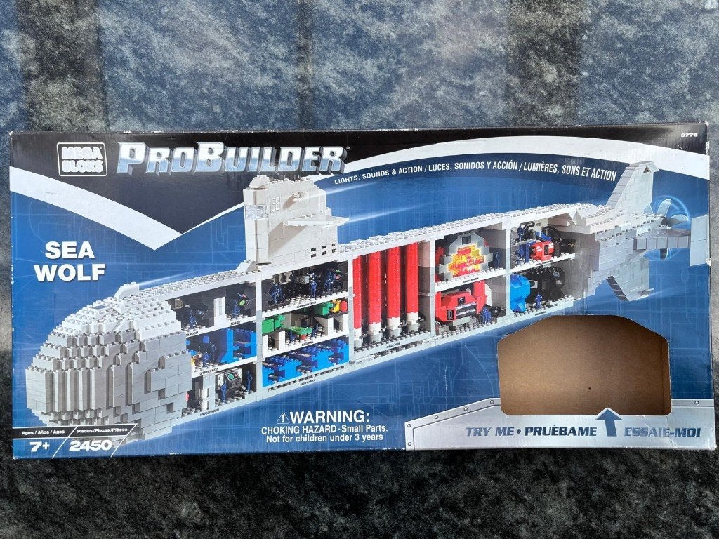 Sea Wolf - Mega Blocks ProBuilder, Hobby en Vrije tijd, Verzenden, Gebruikt, Overige merken
