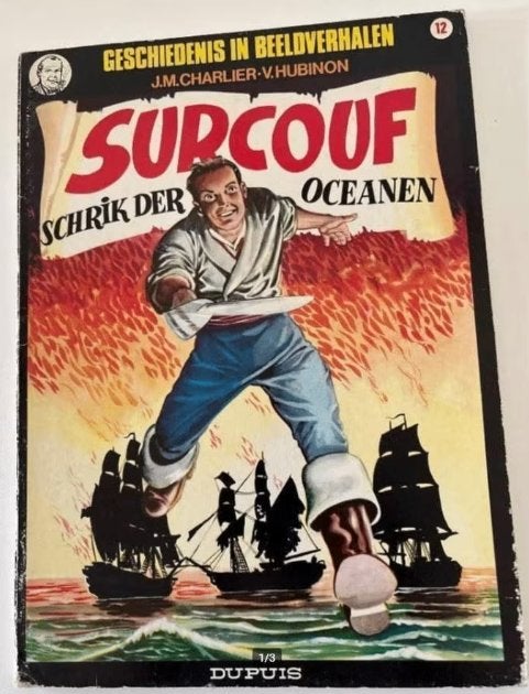 Strip Surcouf schrik der Oceanen en koning der kapers, Boeken, Stripverhalen, Ophalen of Verzenden, Gelezen