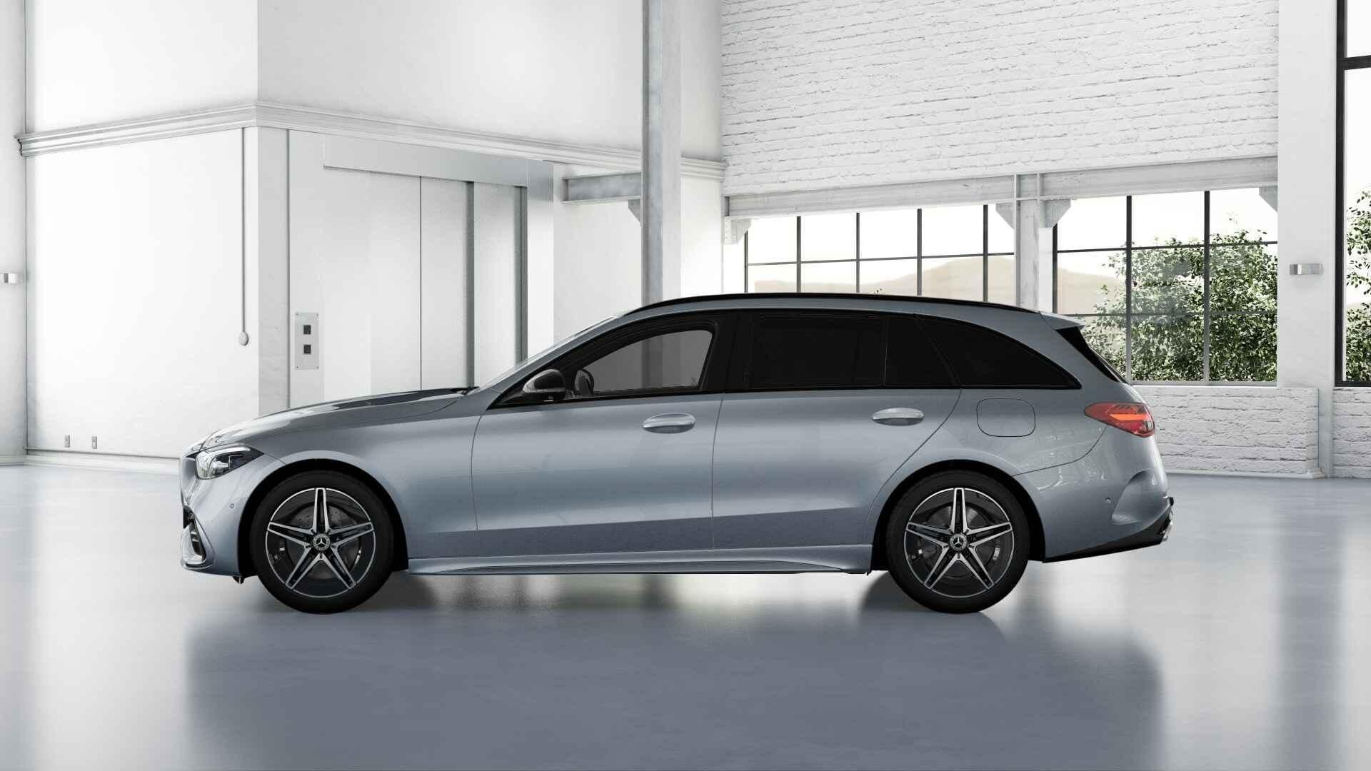 Mercedes-Benz C-Klasse 300 e Break AMG Line | Panoramisch Da, Argent ou Gris, Automatique, Tissu, 4 cylindres
