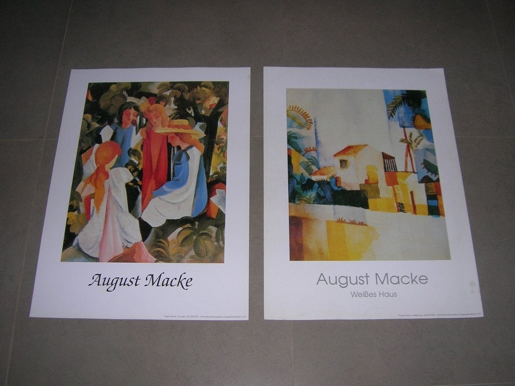 Posters: August Macke, Verzamelen, Posters, Ophalen