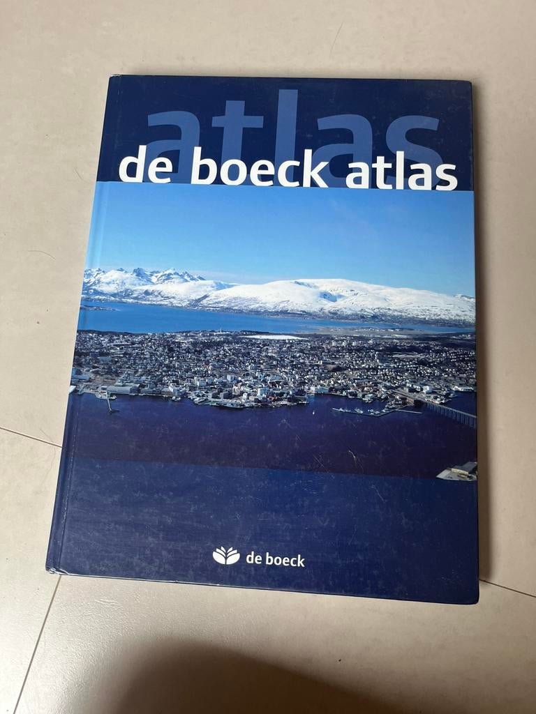 De boeck atlas, Boeken, Ophalen of Verzenden, Gelezen, Overige niveaus, Aardrijkskunde