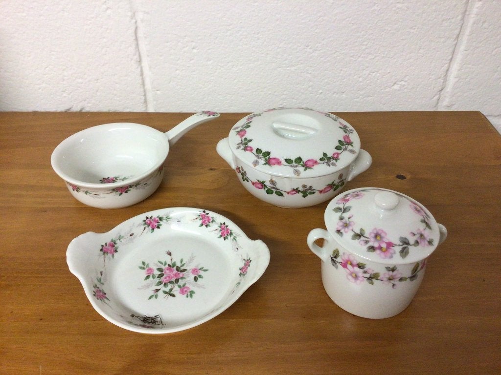 Lot de 4 porcelaine Apilco, Enlèvement