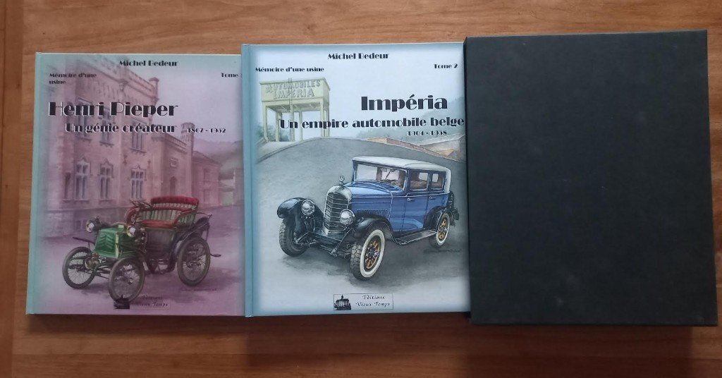 Histoire de l'usine Pieper-Impéria. Volume 1 & 2 1876-1958, Michel Bédeur, Ophalen of Verzenden, Zo goed als nieuw, Overige merken