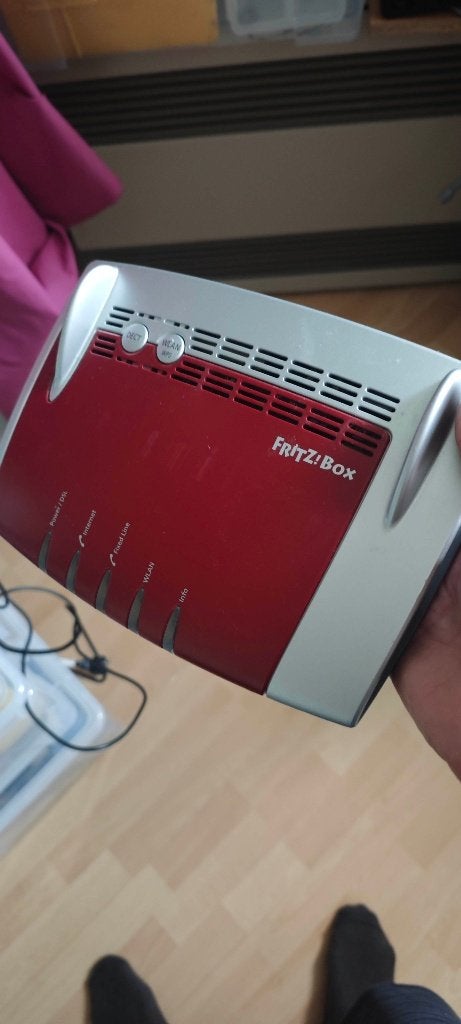 Fritzbox 7490 router, Computers en Software, Ophalen of Verzenden, Zo goed als nieuw, Router met modem, AVM FRITZ!Box