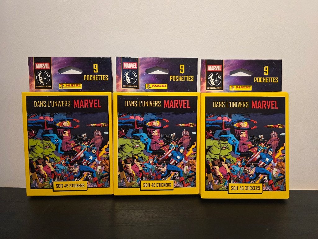 Stickers Dans L'univers Marvel Panini, Collections, Enlèvement ou Envoi, Neuf