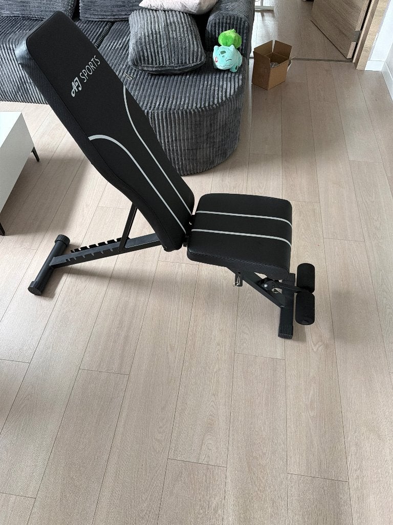 Verstelbare bench fitness AJ sports fitnessbank, Enlèvement, Comme neuf, Banc d'exercice