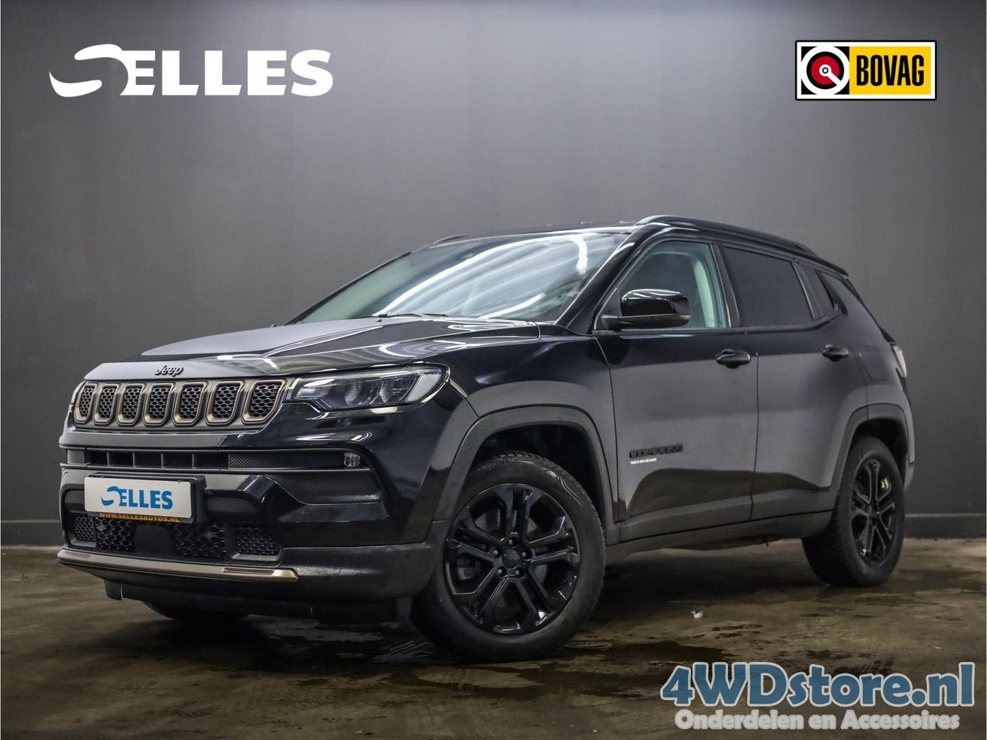Jeep Compass 4xe 240 Plug-in Hybrid Upland | Apple Carplay/A, Auto's, Jeep, Automaat, Zwart, Zwart, Hybride Elektrisch/Benzine