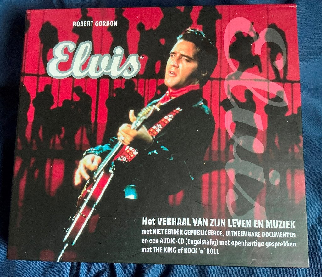 UNIEK NASLAGWERK BOEK ELVIS 63 PAGINA`S  BOEK   MET CD, Ophalen of Verzenden, Zo goed als nieuw