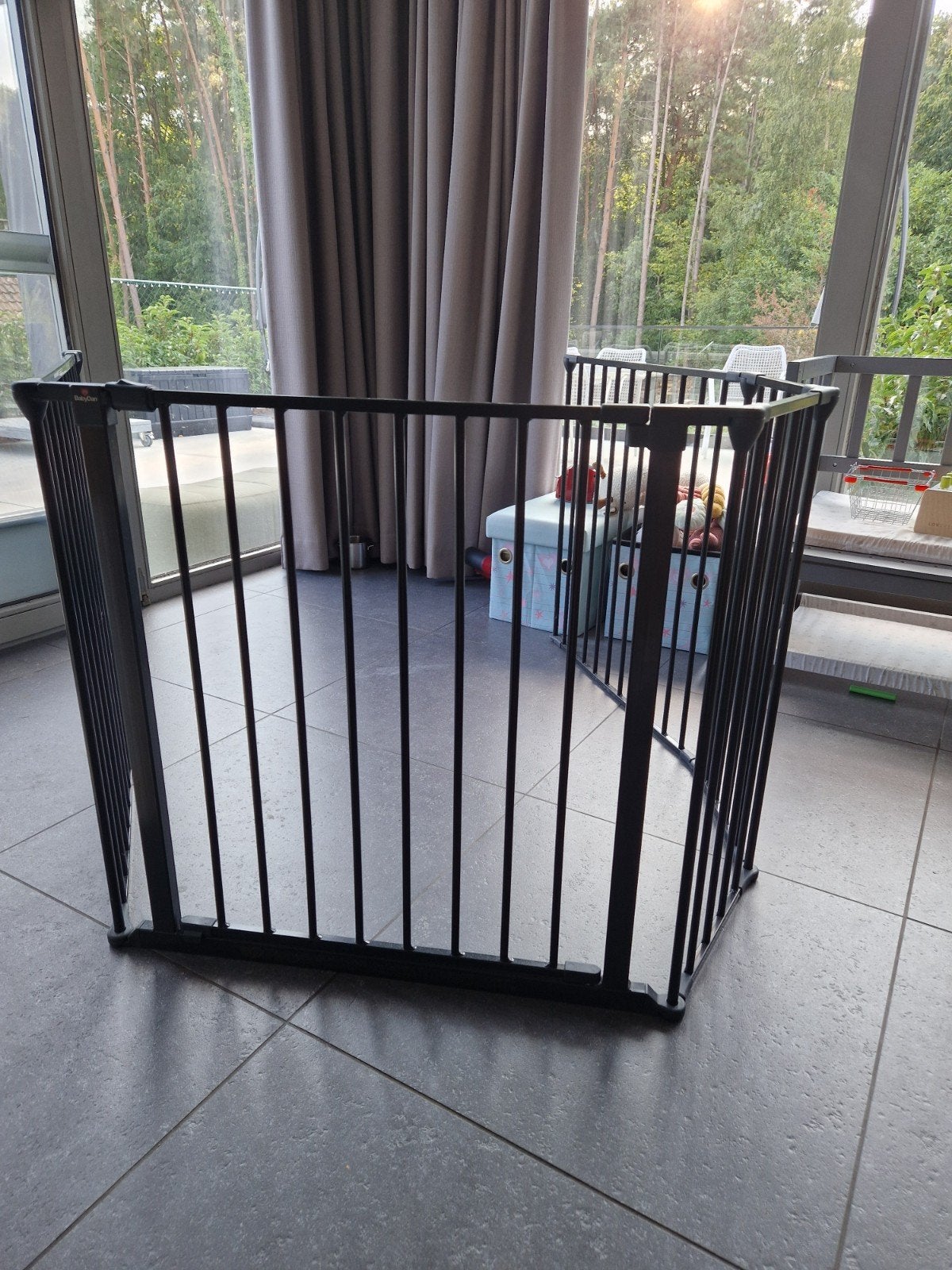 BabyDan Veiligheidshek Olaf XX Wide zwart, Kinderen en Baby's, Traphekjes, Ophalen, Zo goed als nieuw