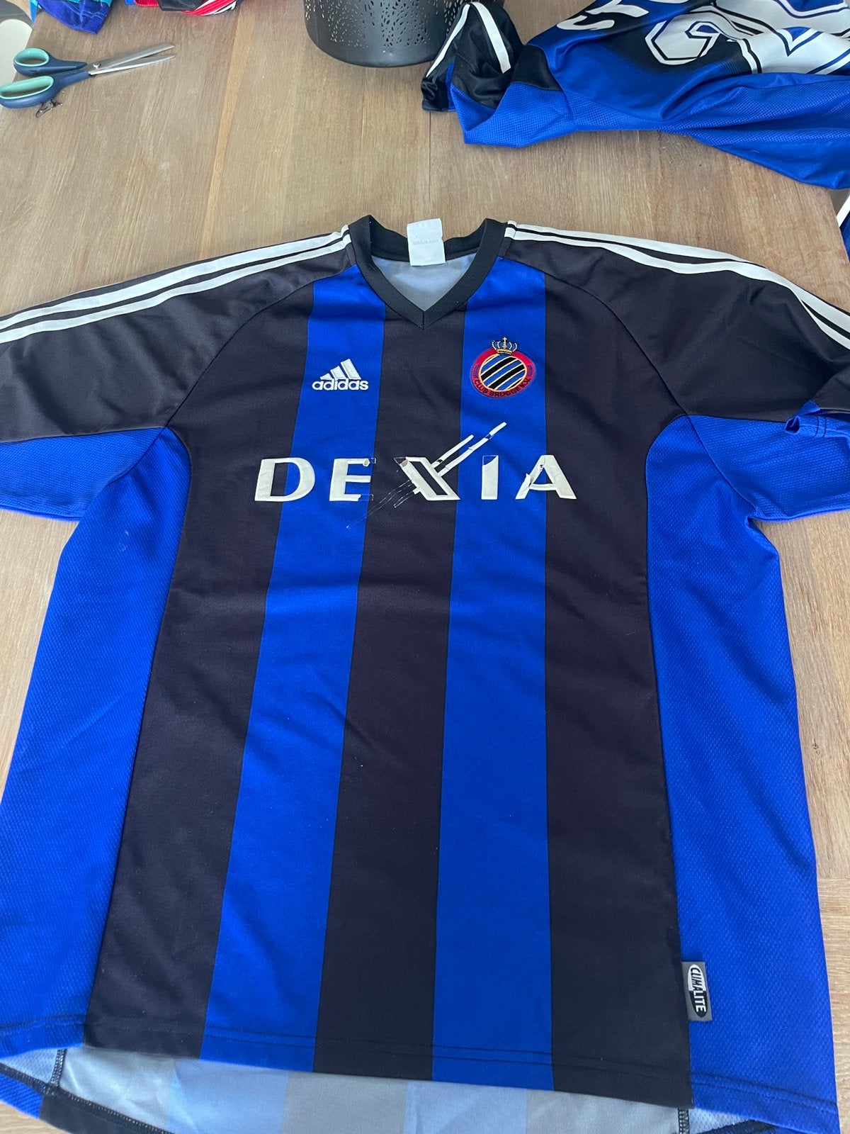 100% Origineel Club Brugge Shirt 2004/2005 – #10 ČEH, Sport en Fitness, Voetbal, Gebruikt, Shirt, Maat L, Ophalen