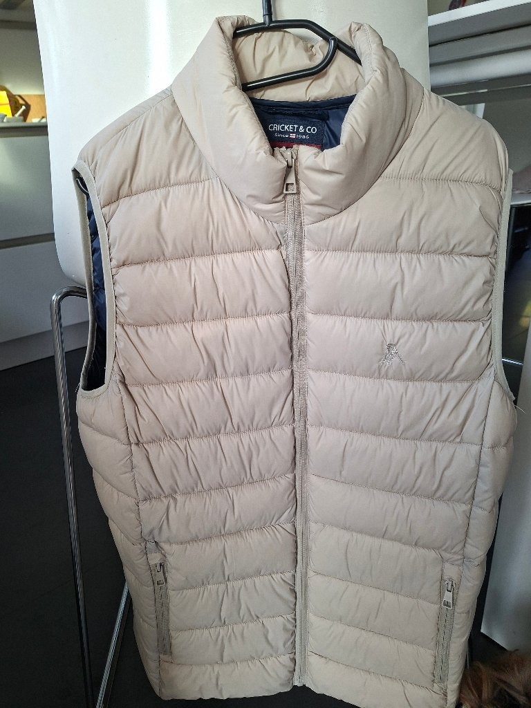 doudoune sans manche Cricket & CO, Neuf, Beige, Taille 52/54 (L), Enlèvement