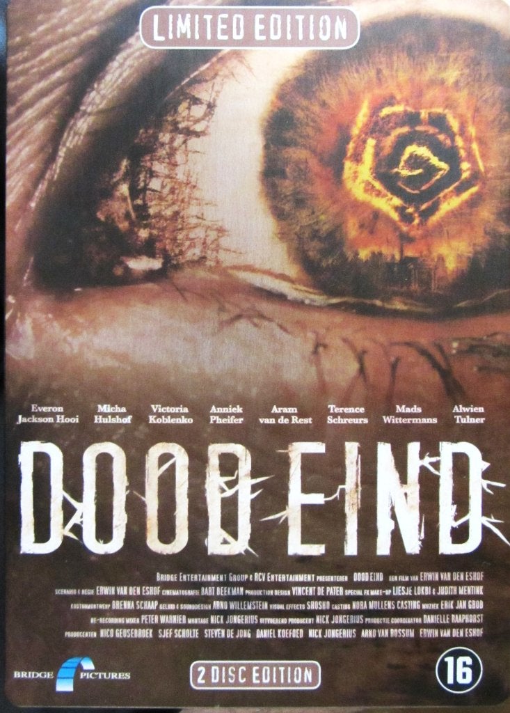 METALEN DOOS MET DUBBELE DVD- HORROR- DOOD EIND (ZELDZAAM), Cd's en Dvd's, Dvd's | Horror, Alle leeftijden, Engels, Zo goed als nieuw
