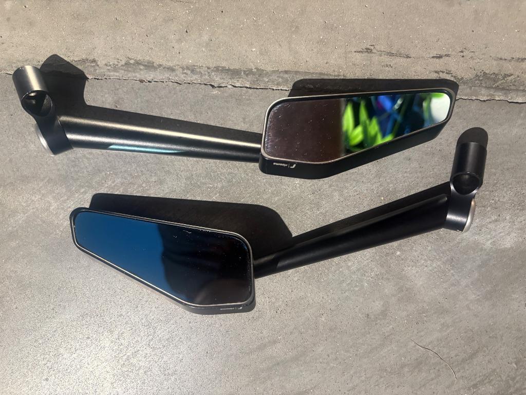 Set rizoma spiegels zwart Ducati monster 696/1100, Motoren, Ophalen of Verzenden, Gebruikt