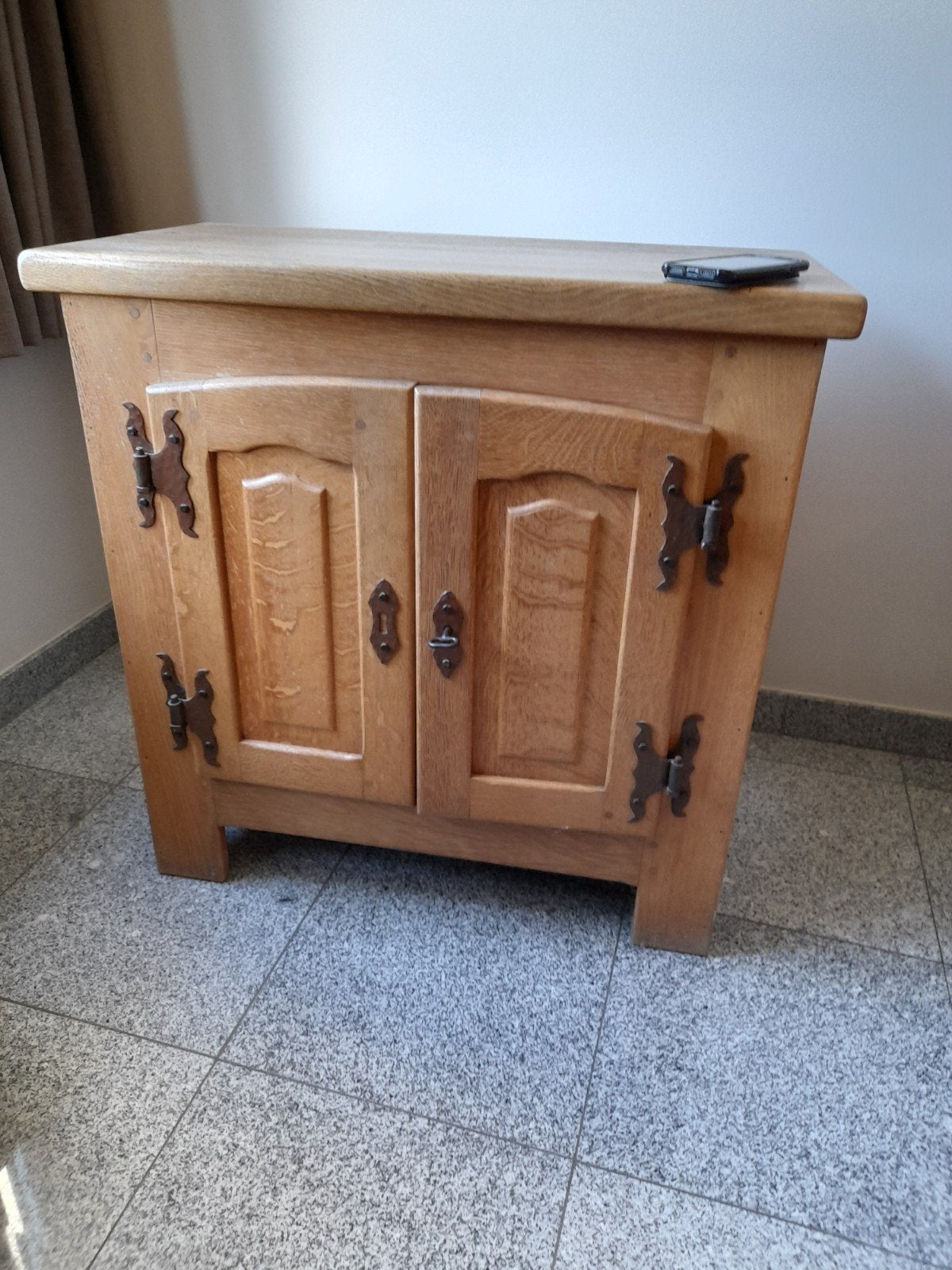 Beau meuble TV en chêne, parfait état, Enlèvement, Comme neuf