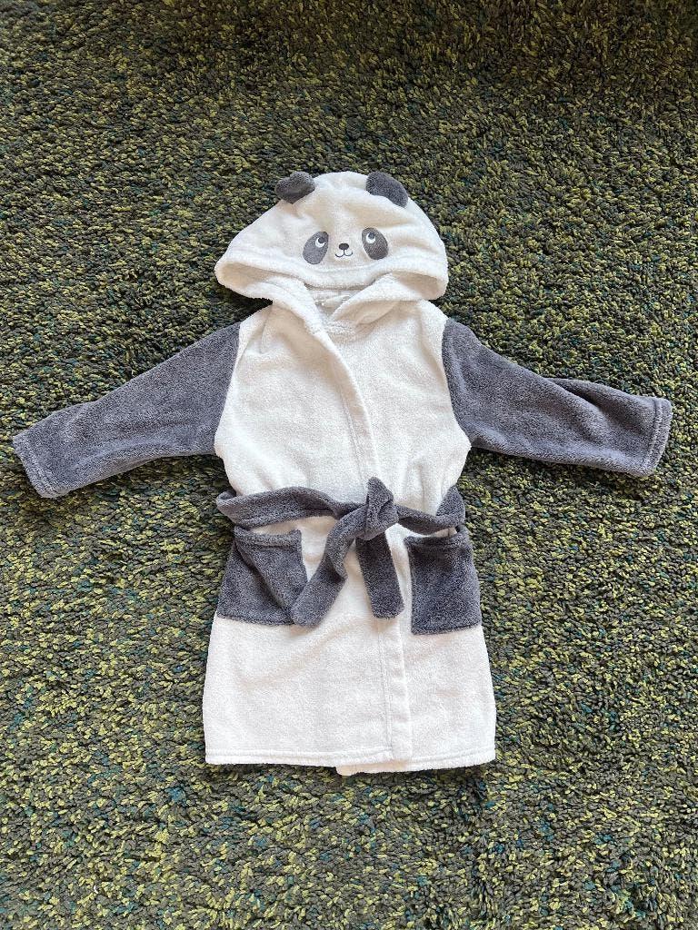 Kamerjas / badjas voor kinderen - panda, Ophalen, Zo goed als nieuw, Maat 98