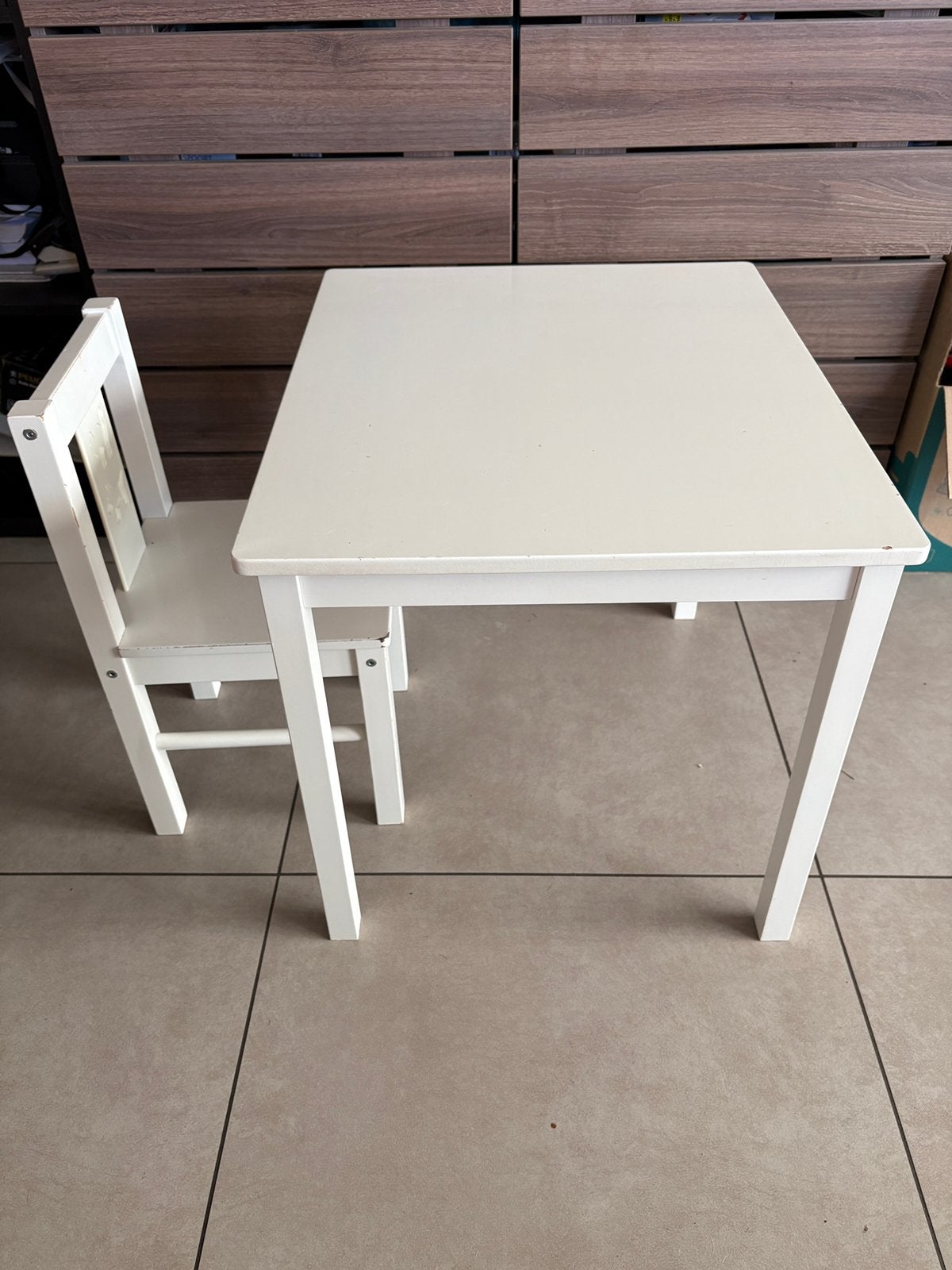 Kinder bureau en stoel, Kinderen en Baby's, Ophalen, Gebruikt, Tafel(s) en Stoel(en)