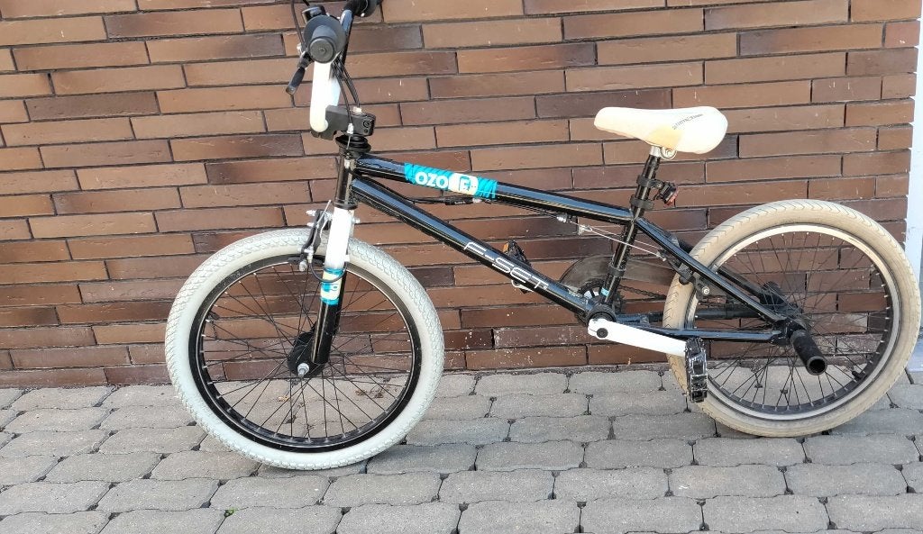 Ozone F-Set BMX, Gebruikt, Staal, Velgrem, 20 tot 24 inch