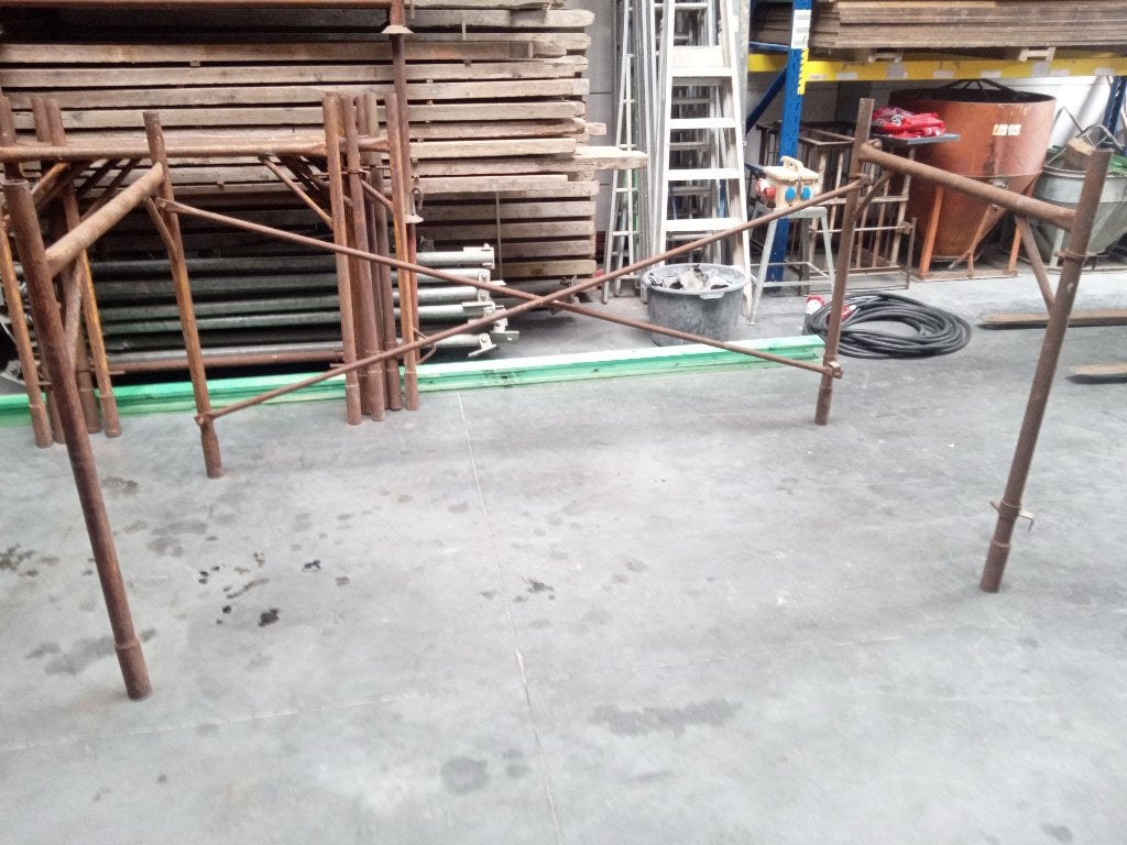 bouwstelling, Doe-het-zelf en Bouw, Steigers, Ophalen, Gebruikt, Gevelsteiger, 5 meter of hoger