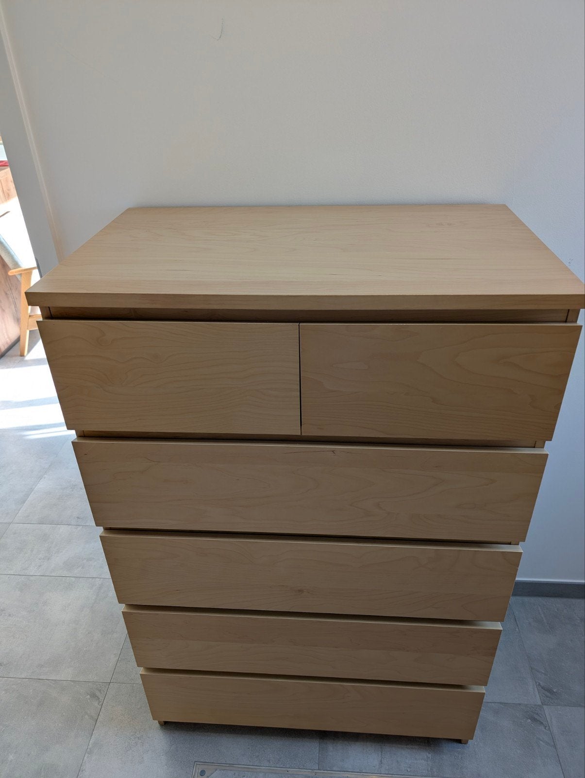 Commode à 6 tiroirs, Maison & Meubles, 25 à 50 cm, 5 tiroirs ou plus, Enlèvement, Utilisé