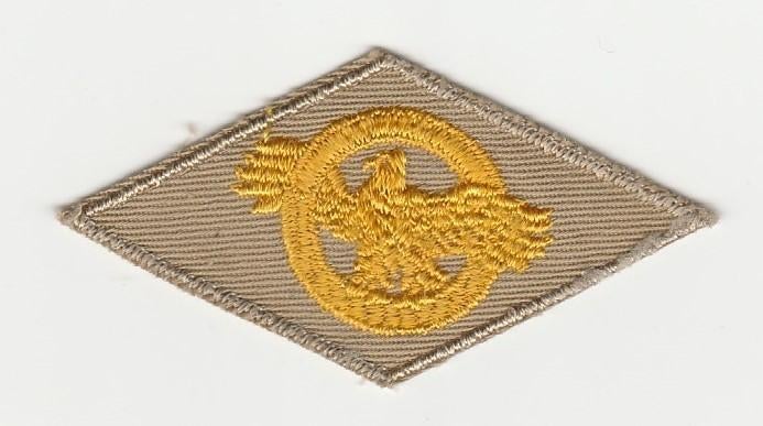 Embleem Honorable Discharge (The Ruptured Duck)- WO2 US Army, Verzamelen, Verzenden, Landmacht, Embleem of Badge