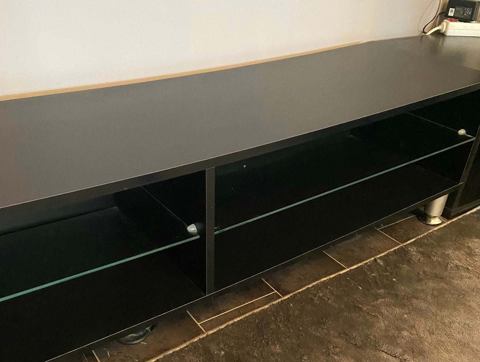 Meuble TV à vendre, Enlèvement, Utilisé, Verre