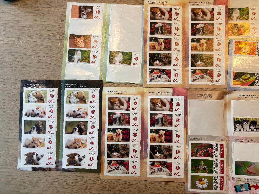 timbres prior et non prior, Timbres & Monnaies, Timbres | Europe | Belgique, Enlèvement ou Envoi, Non oblitéré