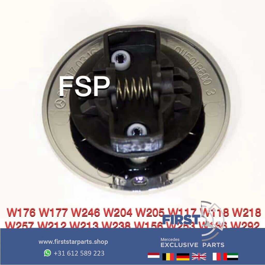 Mercedes MOTORKAP LOGO BLAUW EMBLEEM W176 W177 W246 W247 W11, Utilisé, -, -, Enlèvement ou Envoi
