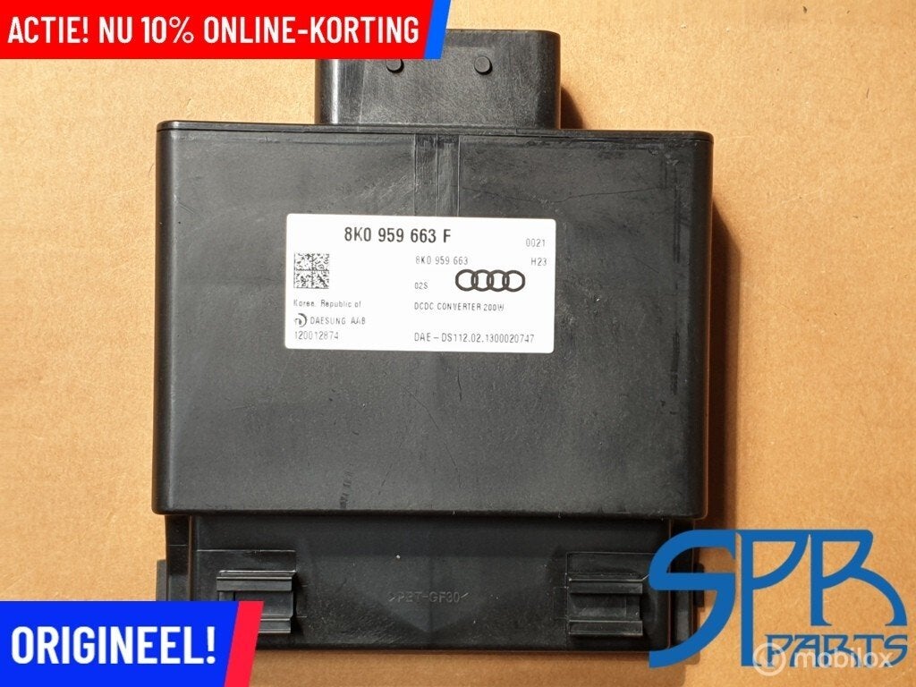 8K0959663F Spanningsregelaar stabilisator Audi A6 A7 S6 S7, Audi, Gebruikt, Audi, Ophalen of Verzenden