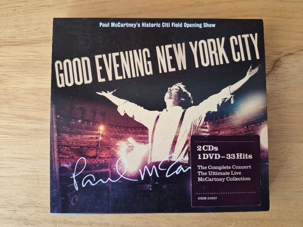 CD Paul McCartney – Good Evening New York City, Enlèvement, Comme neuf, Album, Comprend un DVD