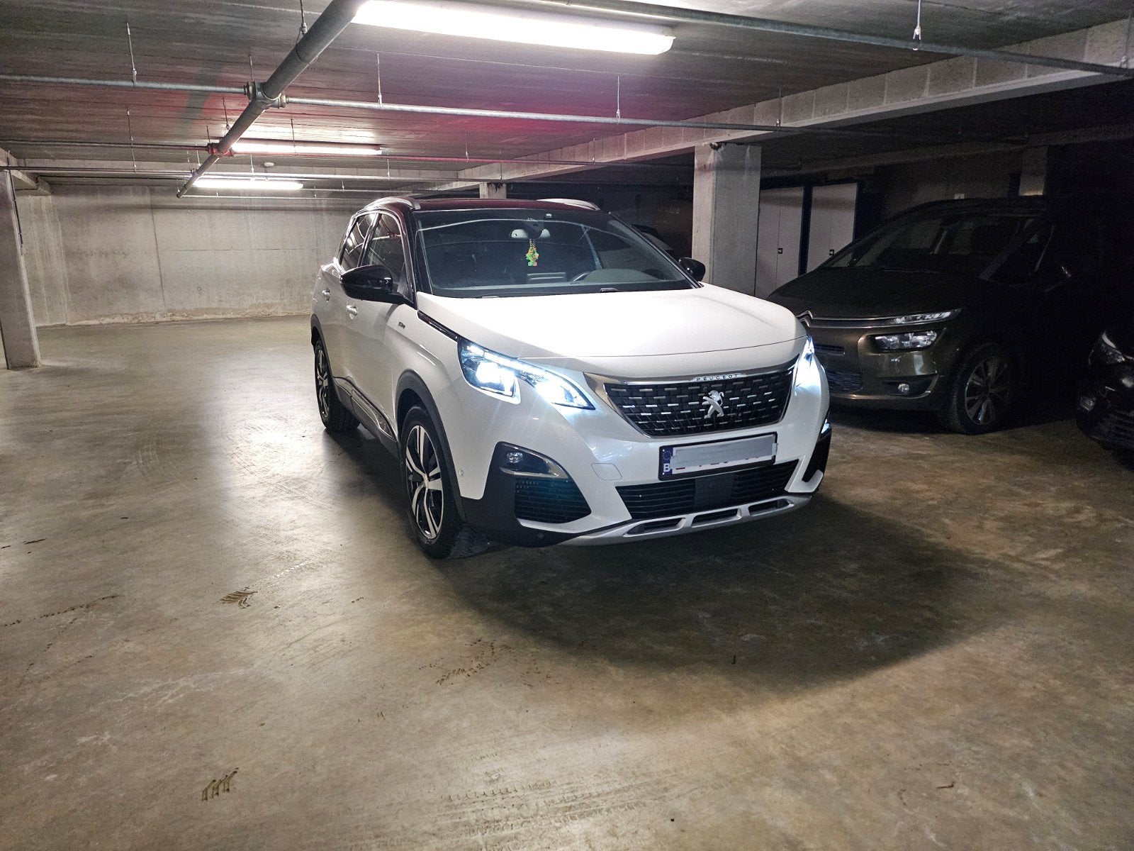 Peugeot gt line 3008 2017, Auto's, Peugeot, Monovolume, 1199 cc, Wit, Leder