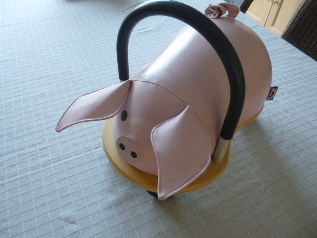 varken wheely bug loopauto, Kinderen en Baby's, Ophalen of Verzenden